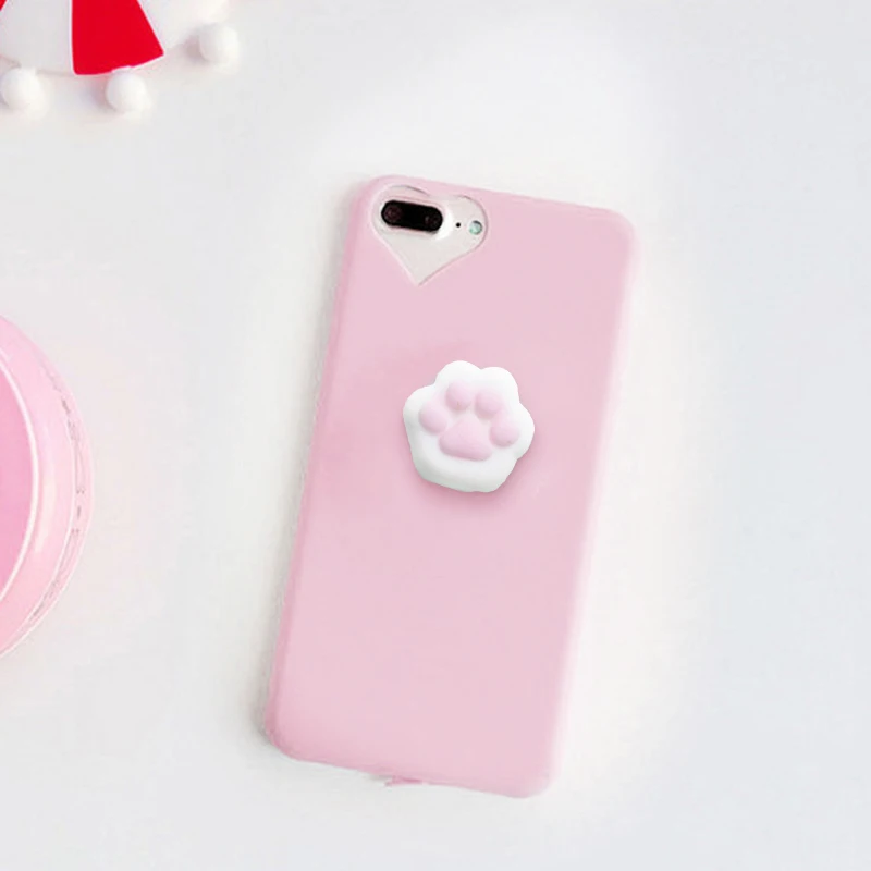Pink Case Pink Claw Персонализированный 3D чехол для мобильного телефона для iPhone 6S чехол s антистресс сердце отверстие мягкие игрушки чехол для iPhone 6 7 8 Plus - Цвет: Pink Case Pink Claw