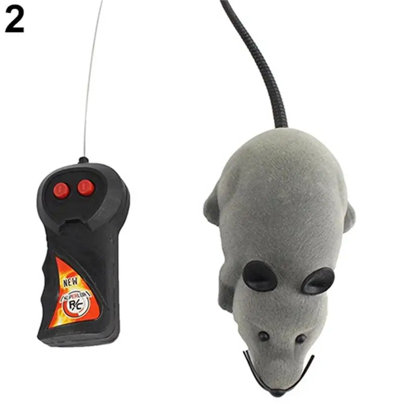 Игрушки для животных смешной RC беспроводной пульт дистанционного управления Крыса Мышь игрушка для кота собаки домашнего животного