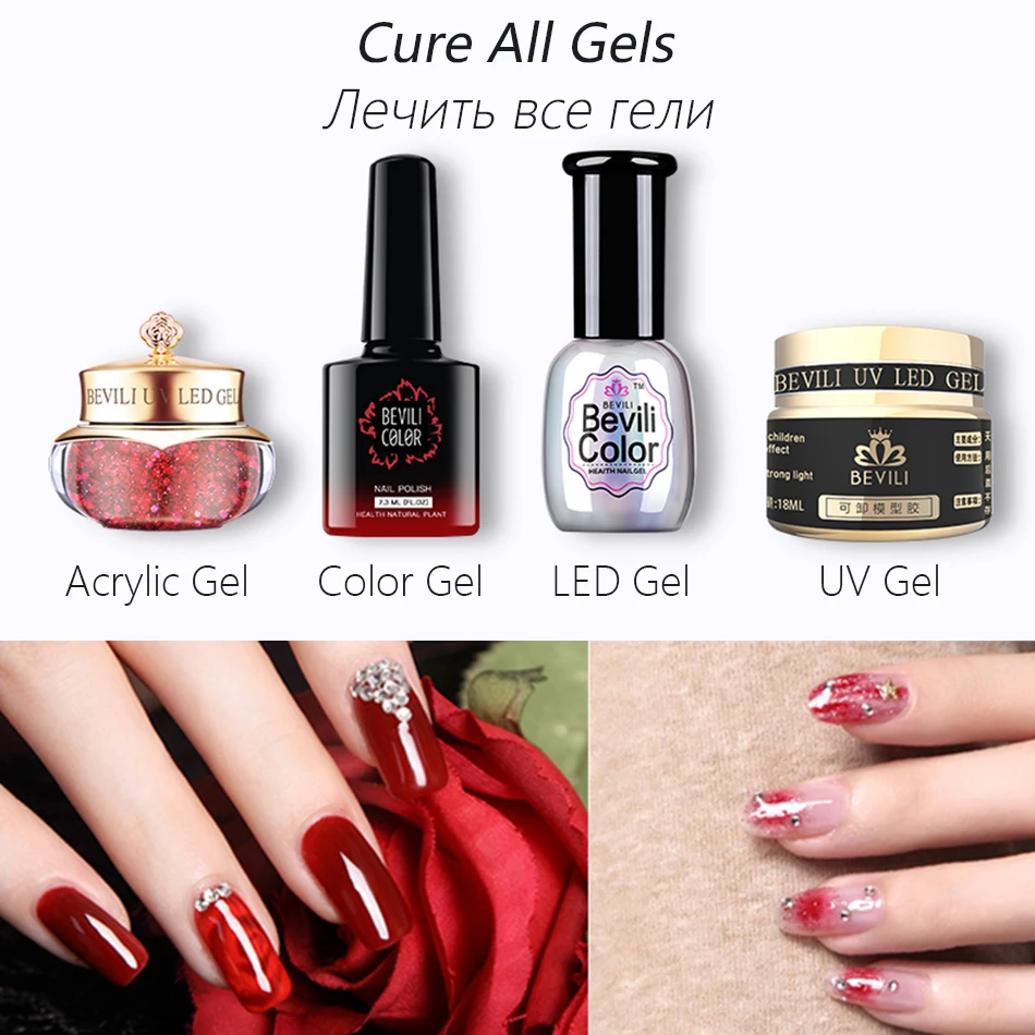 Новинка 36 Вт Светодиодная УФ лампа Сушилка для ногтей отверждение всех гелей лак