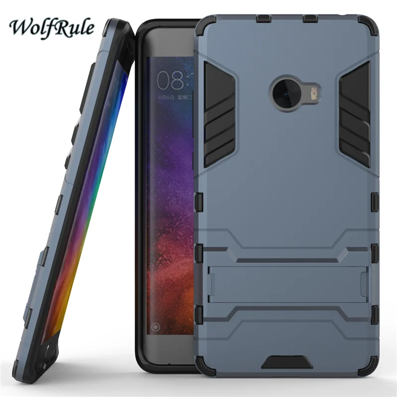 WolfRule противоударный чехол Xiaomi Mi Note 2 силиконовый + пластиковый для MiNote2 подставка