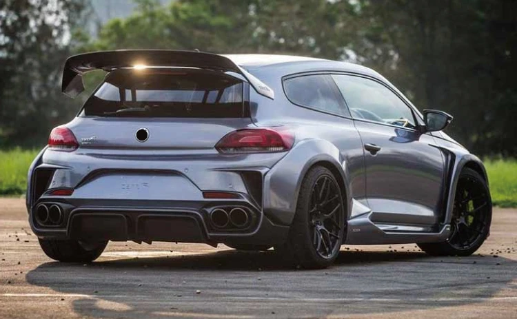 Для Volkswagen Scirocco Высокое качество ABS Материал грунтовка цвет автомобиля задняя крыша губы крыло спойлер Aspec стиль 2010