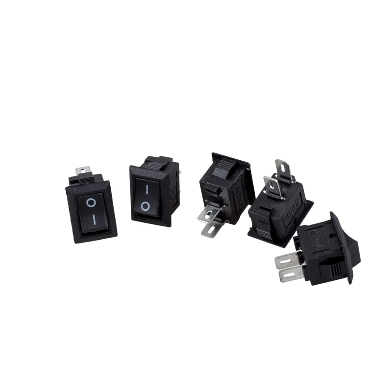 5 x AC 250 В 3A 2 Pin ВКЛ/ВЫКЛ I/O SPST оснастка в мини лодке кулисный переключатель и 2x3 м 24
