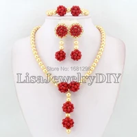 fashion african coral beads jewelry sets nigerian wedding african beads jewelry sets coral beads necklace sets hd0352