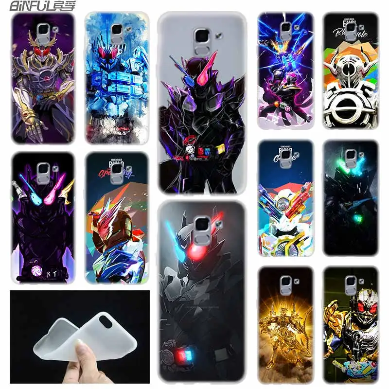 Мягкий чехол из ТПУ для Samsung Galaxy J6 J8 J5 J7 J4 Core Plus 2018 2016 2017 EU Prime Pro Ace MASKED RIDER GARO|Бамперы|