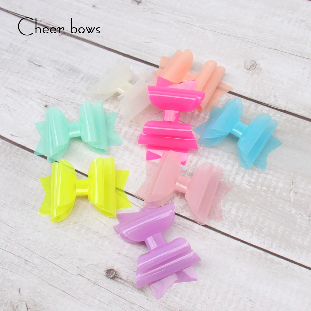 Аксессуары для волос Cheerbows 3 дюйма водонепроницаемые заколки Банты желе шпильки