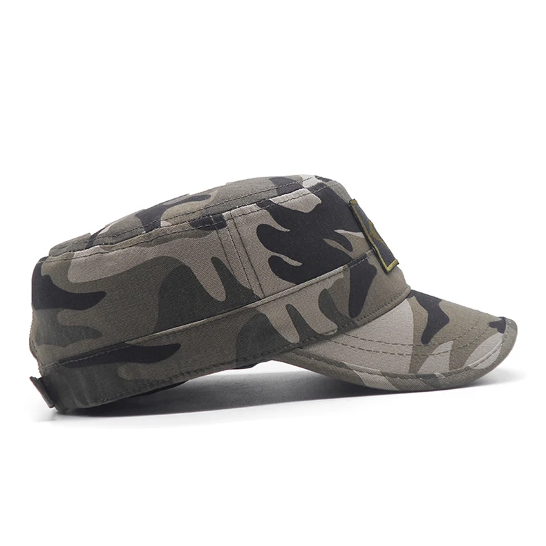 Men Tactical Camo Military Hats Embroidery Brazil Flag Flat Cap Team Male Baseball Caps Army Force Jungle Hunting Cap