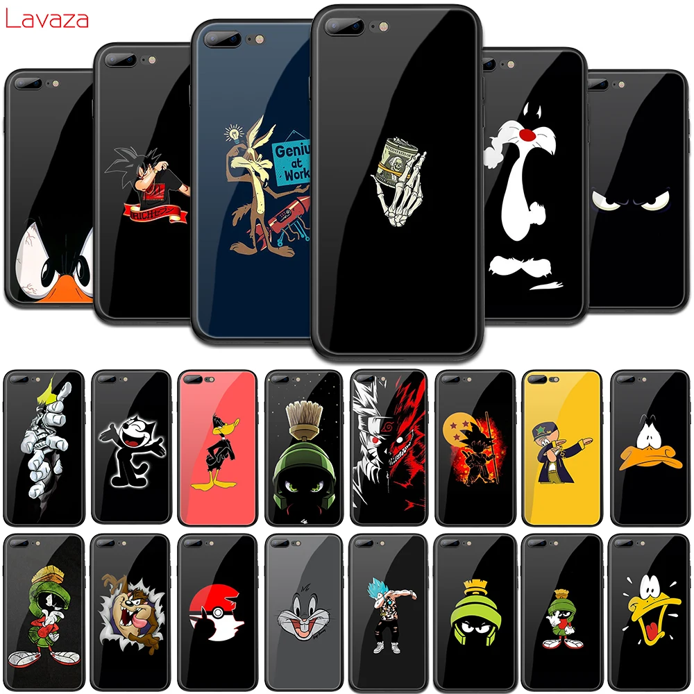 Чехол Lavaza из закаленного стекла для iPhone 6 6S 7 8 Plus 5 SE XR X XS 11 Pro MAX|Бамперы| |