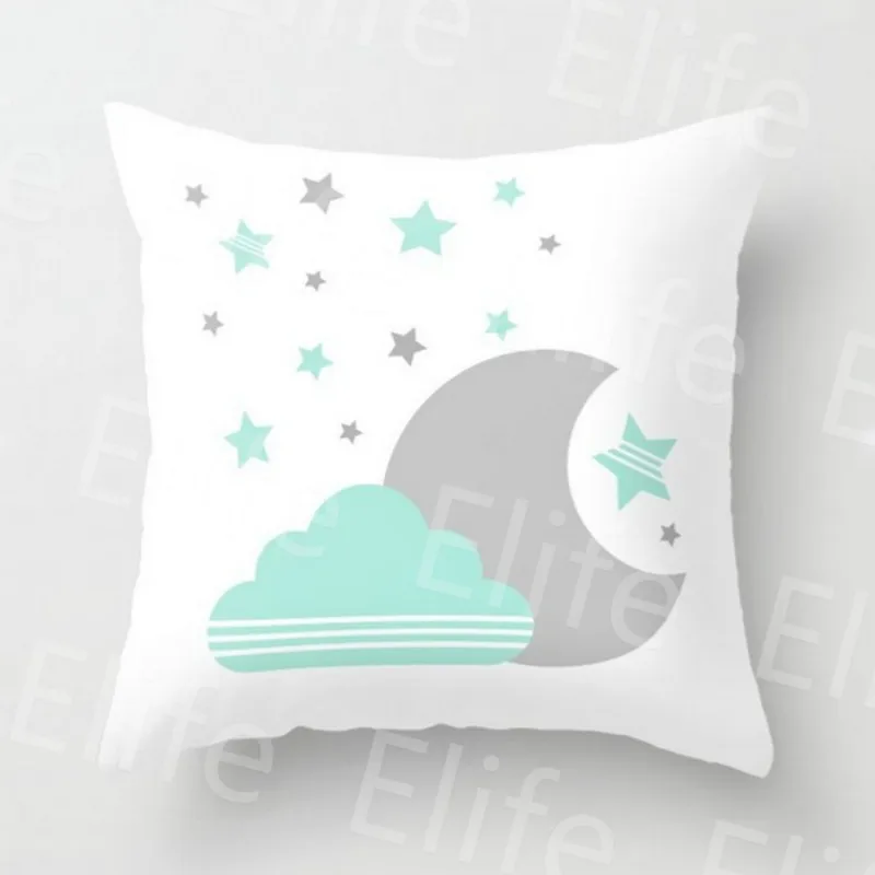 Elife Ретро мультфильм животных Лен Хлопок Детские Наволочки полиэстер Домашний Декор Спальня Декоративные диван автомобиля Пледы Подушки