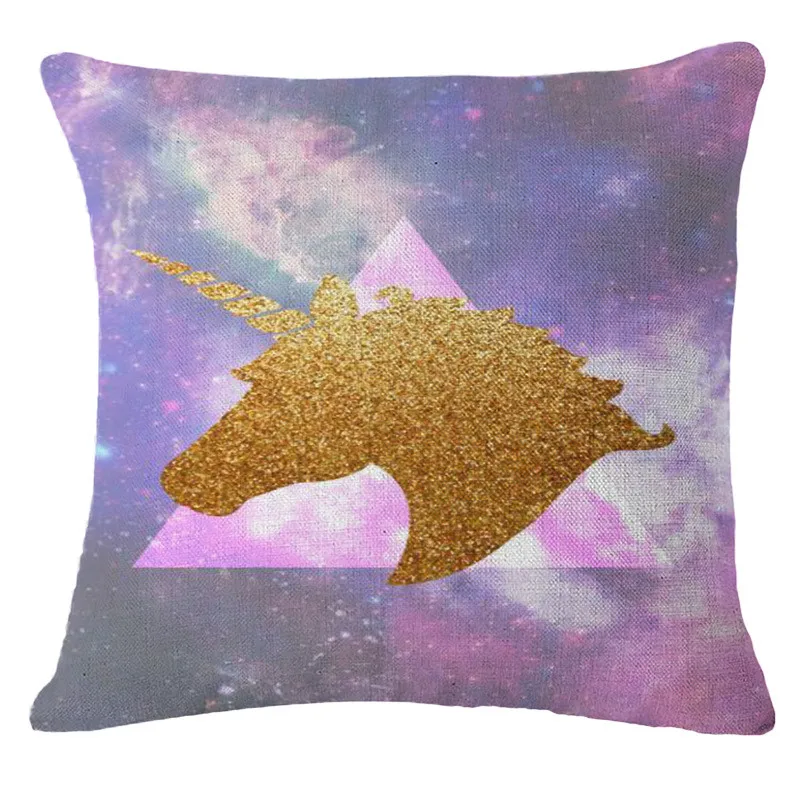 Европейский Единорог узор Черный Фиолетовый Мечта золото оптовая продажа