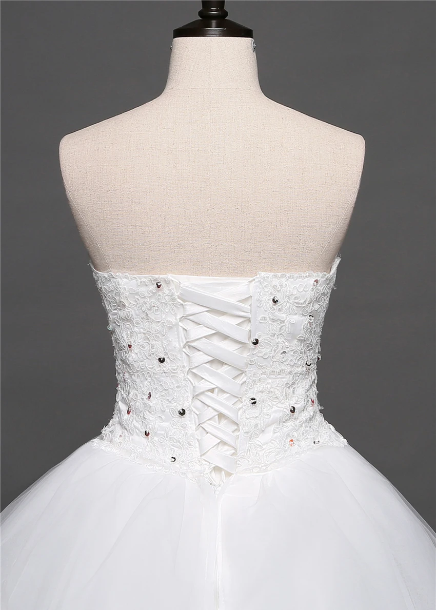 LOVSKYLINE Real Photo Plus Size Vintage Lace Wedding Dresses Princess Vestido de Noivas Ball Gown Free Shipping | Свадьбы и