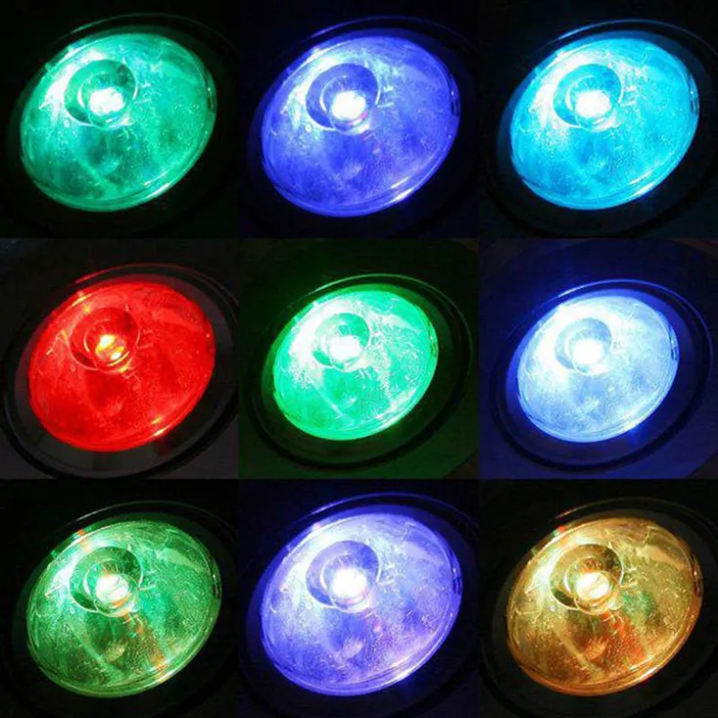3 Вт RGB светодиодный потолочный светильник с Встраиваемые Светодиодные пятно света светильник лампы AC 90-260 V 3W вниз светильник переменного тока/DC 12V для дня рождения вечерние красочные светильник s