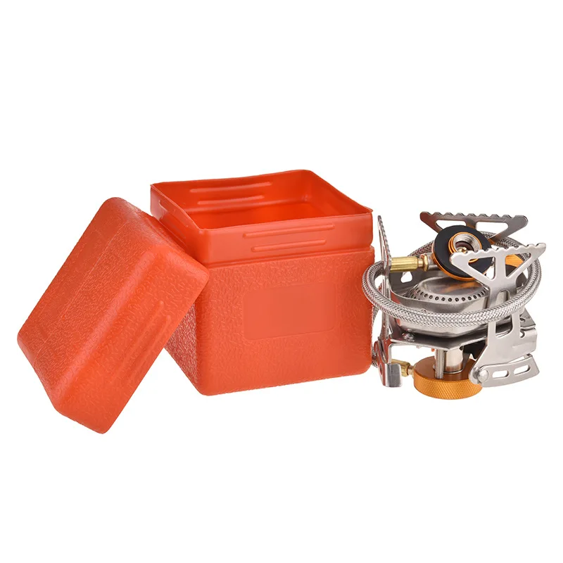 Новая походная головка печи наружная портативная ветрозащитная газовая горшка