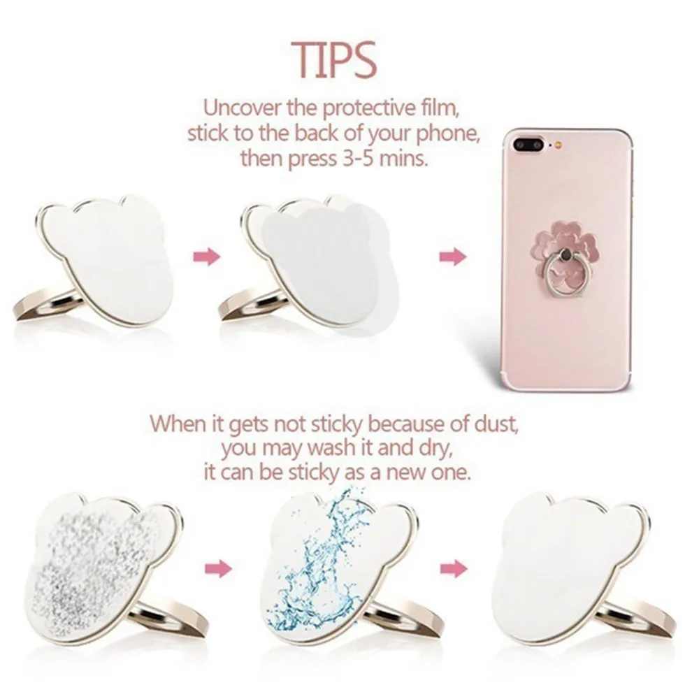 1 шт. металлическая кольцевая подставка универсальная Прикладная для мобильного