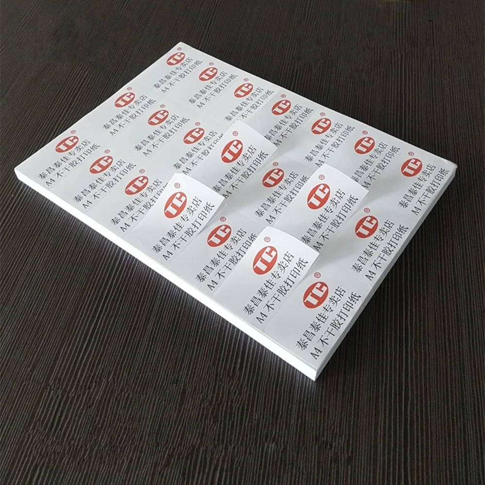 Глянцевая белая круглая квадратная самоклеящаяся наклейка этикетка розничная