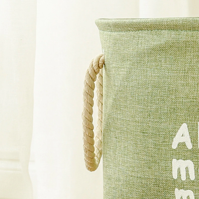 

Large Laundry Hamper Bag Canvas Clothes Storage Baskets Home Clothes Barrel Bags Kids Toy Storage Laundry Basket Thickness Bins