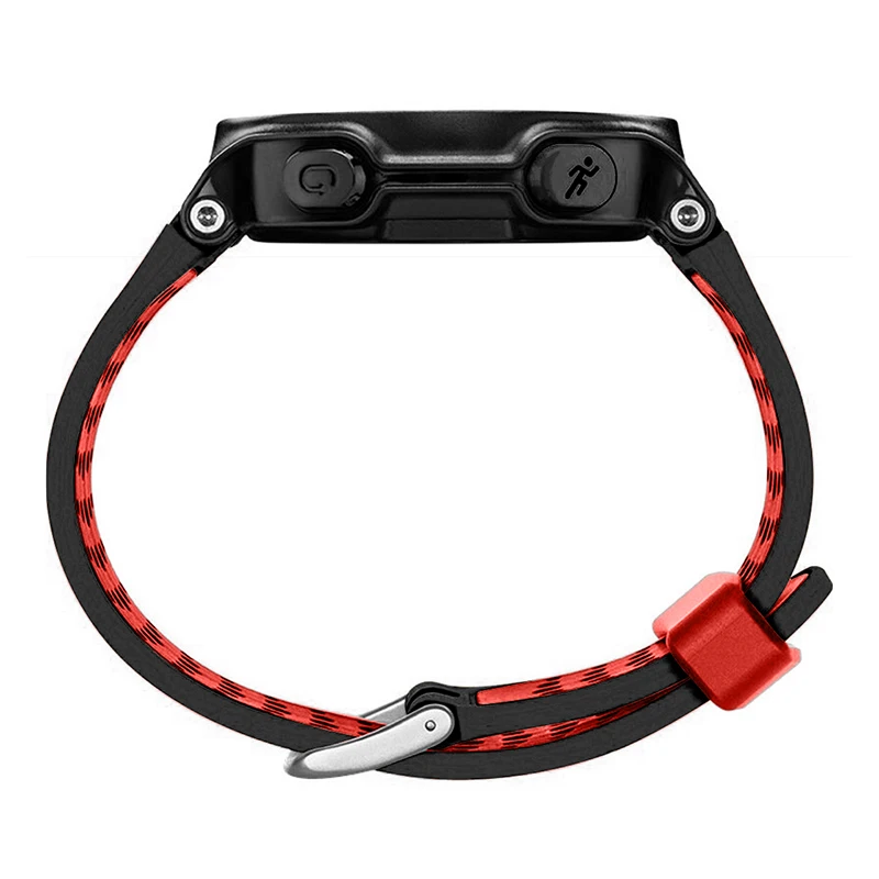 Ремешок для наручных часов 2 в 1 сменный мягкий силиконовый браслет Garmin Forerunner
