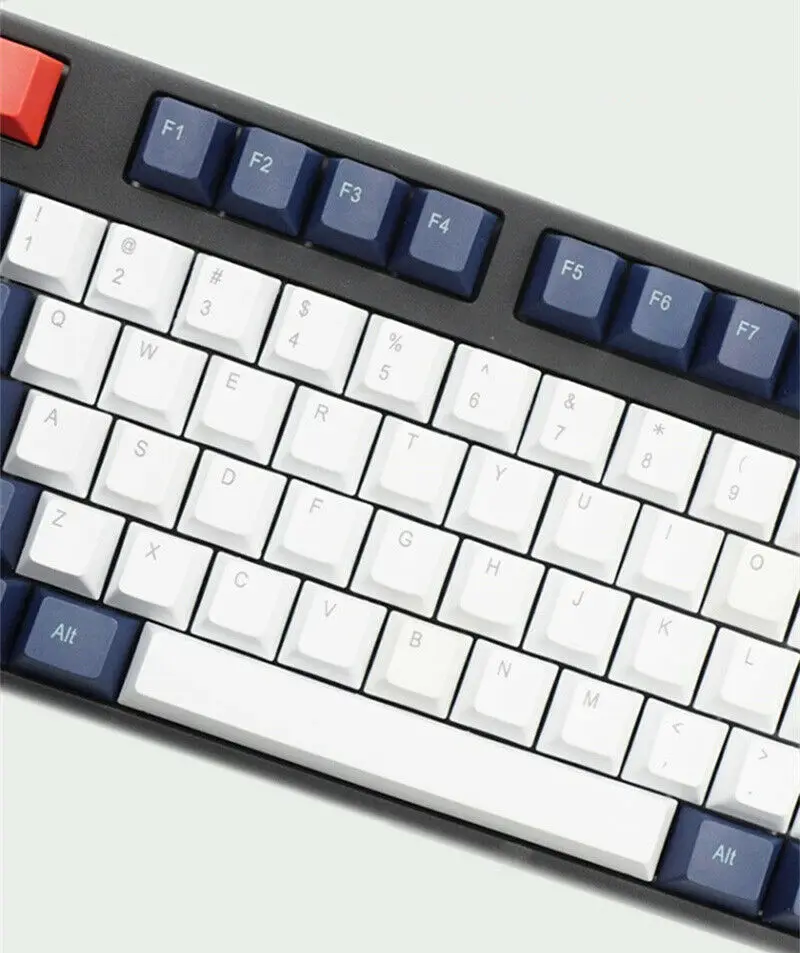 87/104 клавиш Королевский Темно-Синий стиль толстый PBT ключ крышка OEM высота ANSI s для