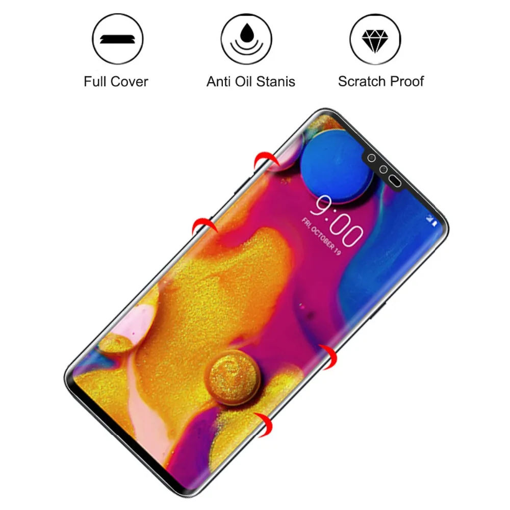 9D мягкая нано Гидрогелевая пленка из ТПУ для LG V50 V30 V20 G7 G8 ThinQ G5 6 K10 2018 защитная на