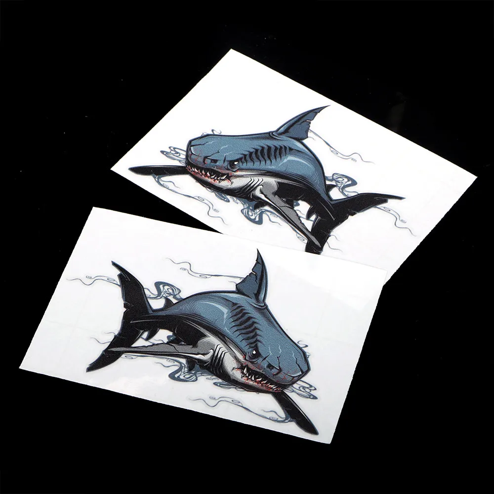 Модные 2 шт./компл. Savage Shark наклейки для автомобиля мотоцикла декор кузова