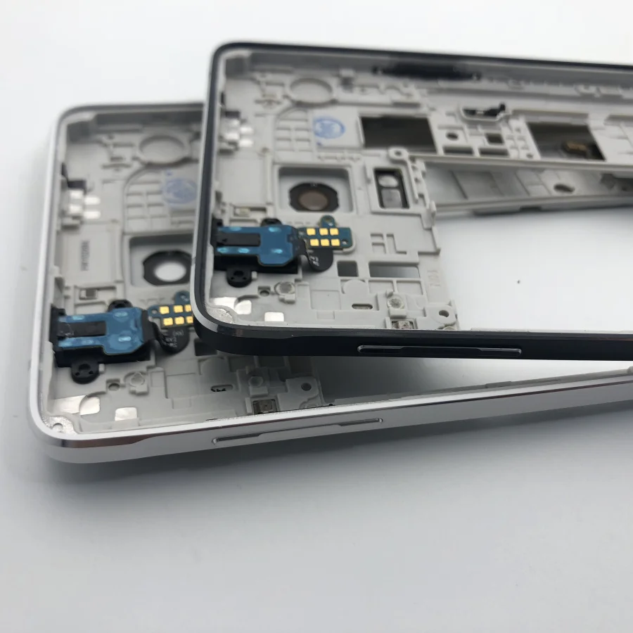 Чехол для samsung Galaxy Note 4 N910 N910F N910M N910C со средней рамкой+ Переднее стекло с ЖК-дисплеем