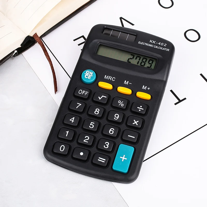 Highever мини калькулятор 8 цифр дисплей черный общего назначения calculadora маленький