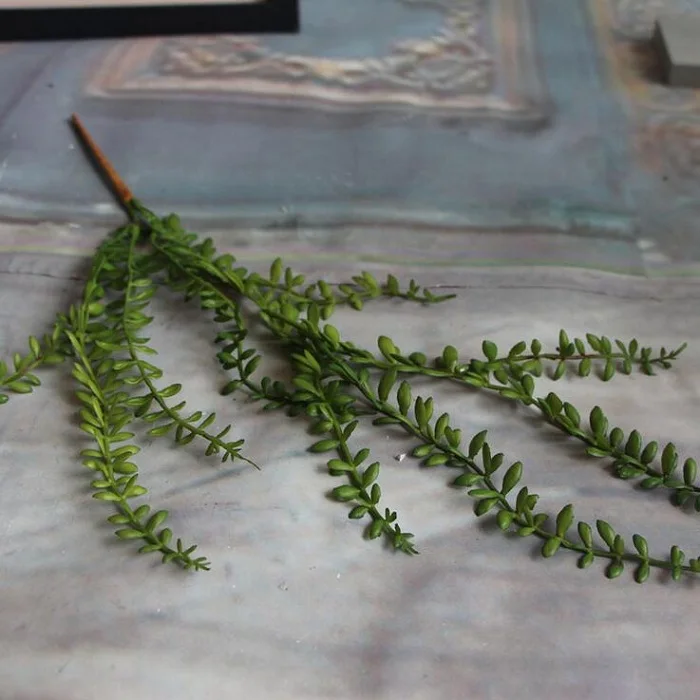 Праздничные товары искусственное суккулентное растение цветок зеленый лист для