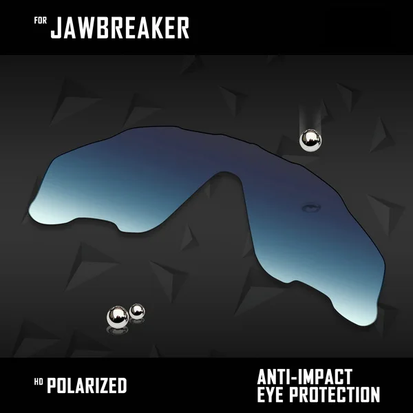 Blue Gradient OOWLIT Lenses Replacements For Oakley Jawbreaker Sunglasses Polarized- Multi Colors - Цвет линз: Blue Gradient