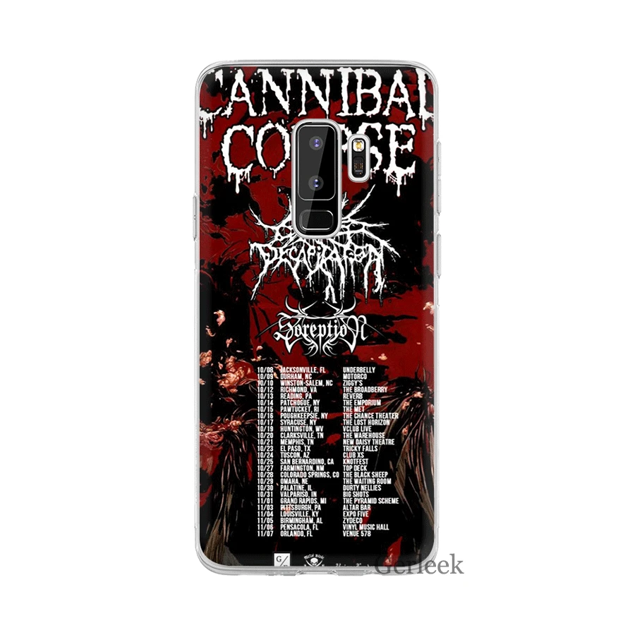 Desxz Cannibal Corpse Phone Case For Samsung Galaxy S3 S4 S5 S6 S7 Edge S8 S9 S10 S10e Plus Note 8 9 Cover | Мобильные телефоны и