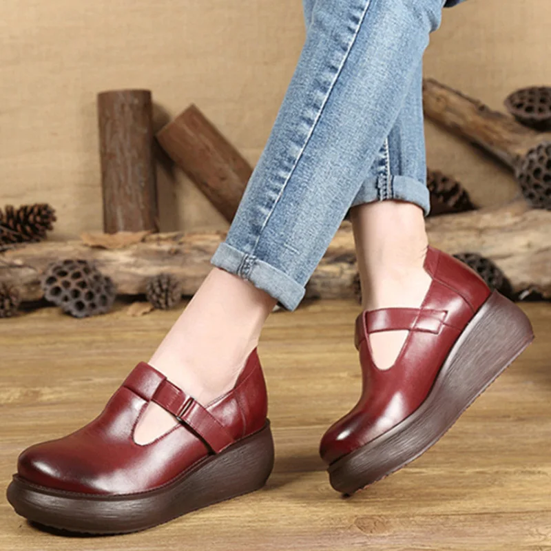 

Xiuteng 2020 Summer New Arrival Genuine Leather Platform Sandals Women Shoe Fashion Flat Casual Shoe Handmade Sandals Female
