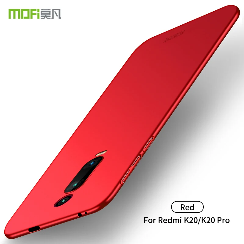 Red MOFI для Red mi K20/K20 Pro K20Pro Чехол Прочный ПК пластик телефон Тонкий чехол для Xiaomi mi 9 T/9 T Pro задняя крышка защитный экран - Цвет: Red