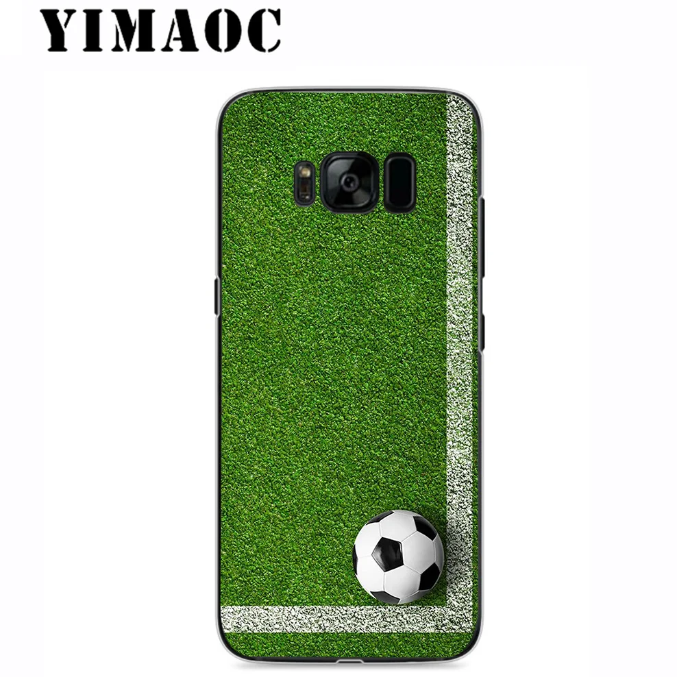 YIMAOC Футбол футбольный мяч мягкий силиконовый чехол для samsung Galaxy A5 A6 плюс A7 A8 A9 2018 J3