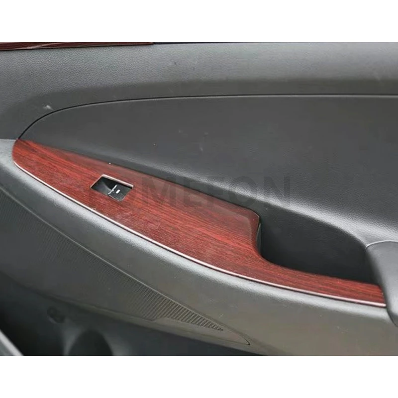 TOMEFON для hyundai Tucson ABS деревянная краска внутренняя ручка Панель AC вентиляционная дверь окна Bottons рулевого управления украшения