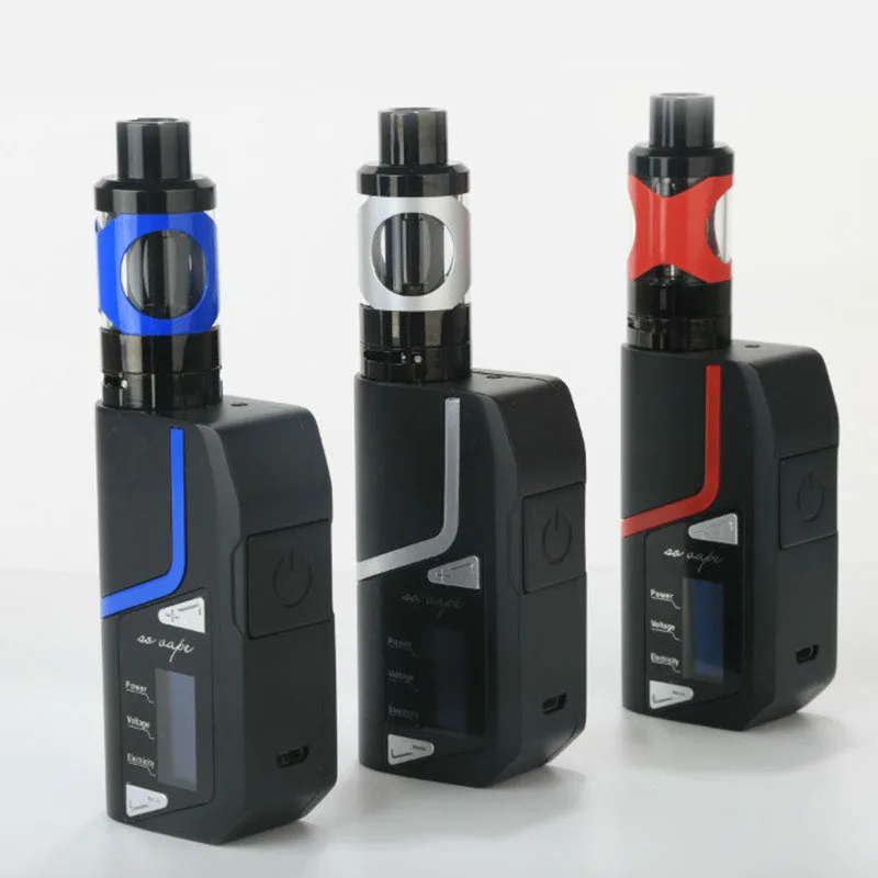 100W TC Electronic Cigarette Kits built-in 2000mAh box mod Battery 510 connector 4.0ml atomizer Metal Body 0.5Ohm Vape | Электроника