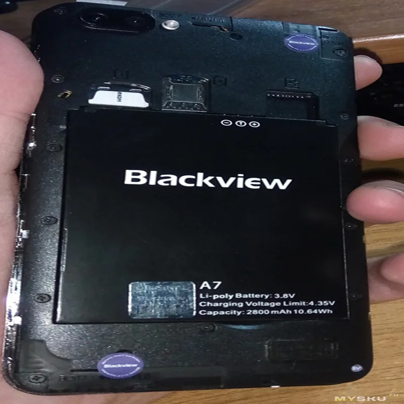Аккумулятор 2800 мАч для Blackview A7 Двойной аккумулятор смартфона|Аккумуляторы