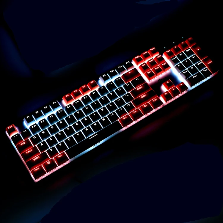 Контрастная цветная PBT Механическая клавишная крышка s для механических клавиатуры Cherry MX Низкопрофильная игровая клавишная крышка с кнопками 104
