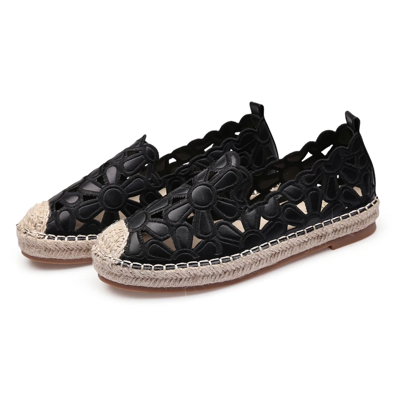 2019 г. женские слипоны из сетчатого кружева плетеная обувь на плоской подошве