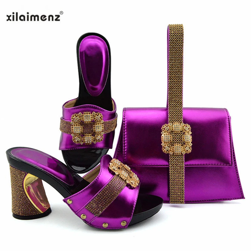 

Black New Arrivals Matching Shoes and Bag Set In Heels Matching Shoes and Bag Set for Italian Party African Shoes and Bag Set