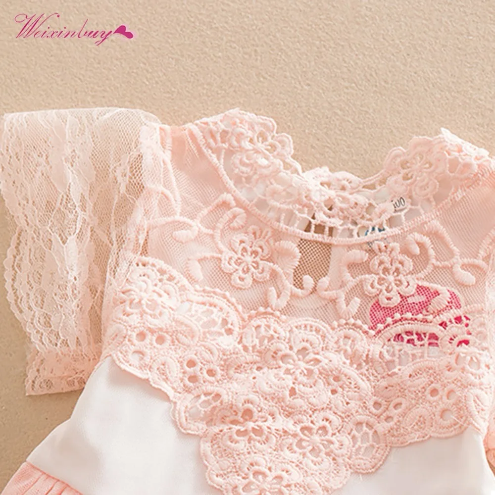 Children Girls Dress Summer Toddler Baby Kids Lace Tulle Floral Princess Tutu 2-7Y | Детская одежда и обувь