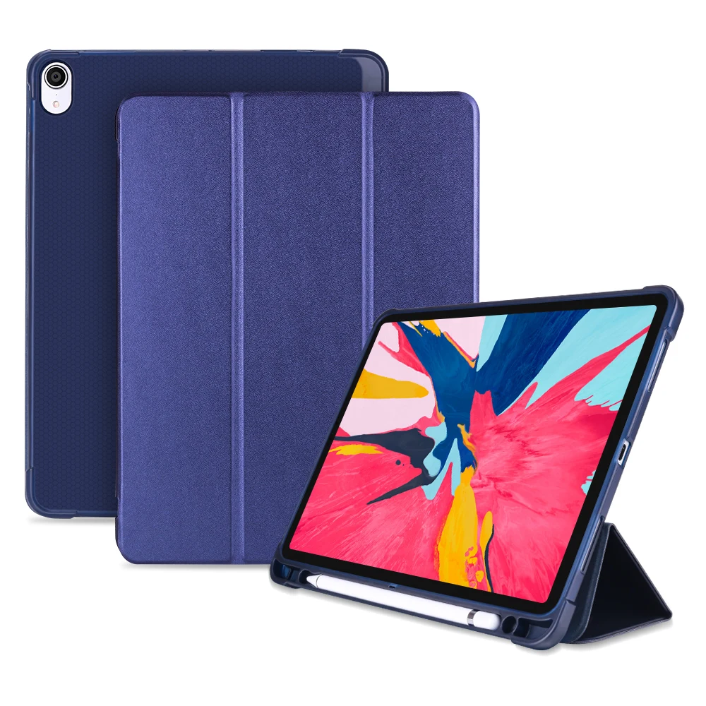 Чехол для iPad Pro 11 с карандашом, умный чехол, мягкий из искусственной кожи чехол для iPad Pro 11, чехол для iPad, чехол Pro 11