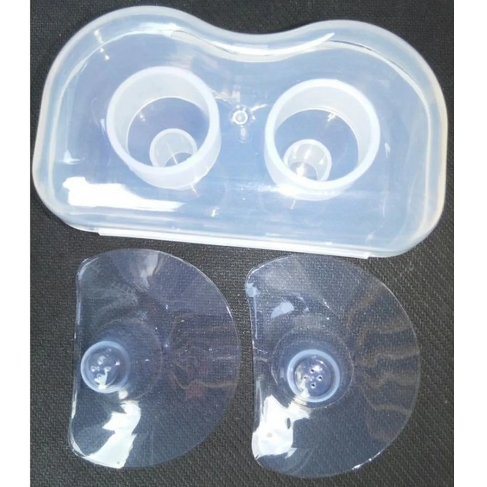 Breastfeeding Reusable Silicone Accessories Pacifiers Milk Feeding Nipple Shield Nursing Bra Convenient Baby Protection Cover | Мать и