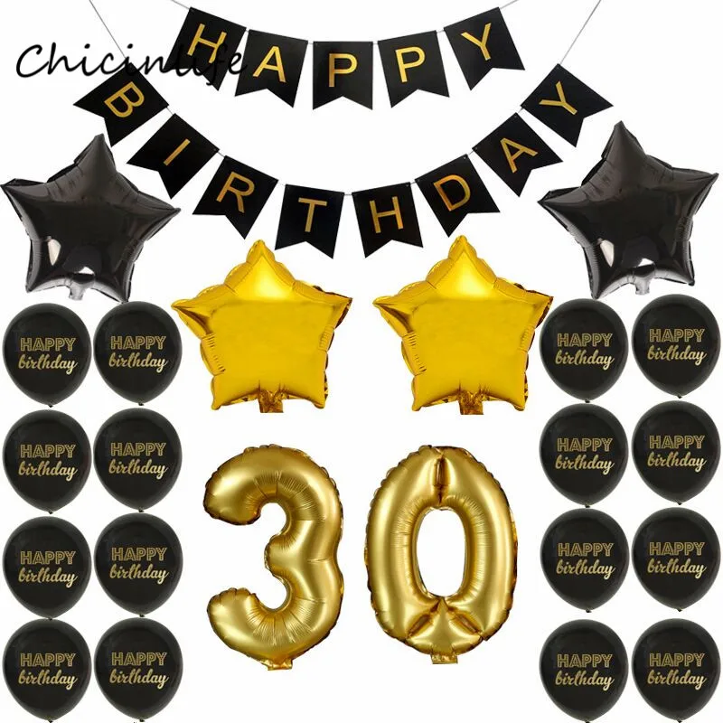 Chicinlife 1 комплект 16 18 21 30 35 40 лет для детей и взрослых декор вечеринки на день