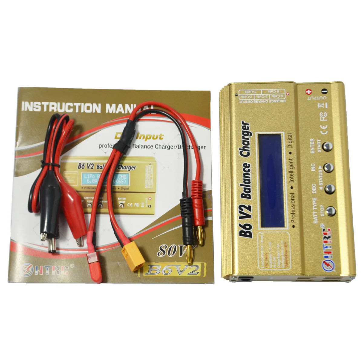 Imax B6 Digital V2 80 Вт профессиональное Цифровое зарядное устройство для LiHV LiPo LiIon LiFe NiCd