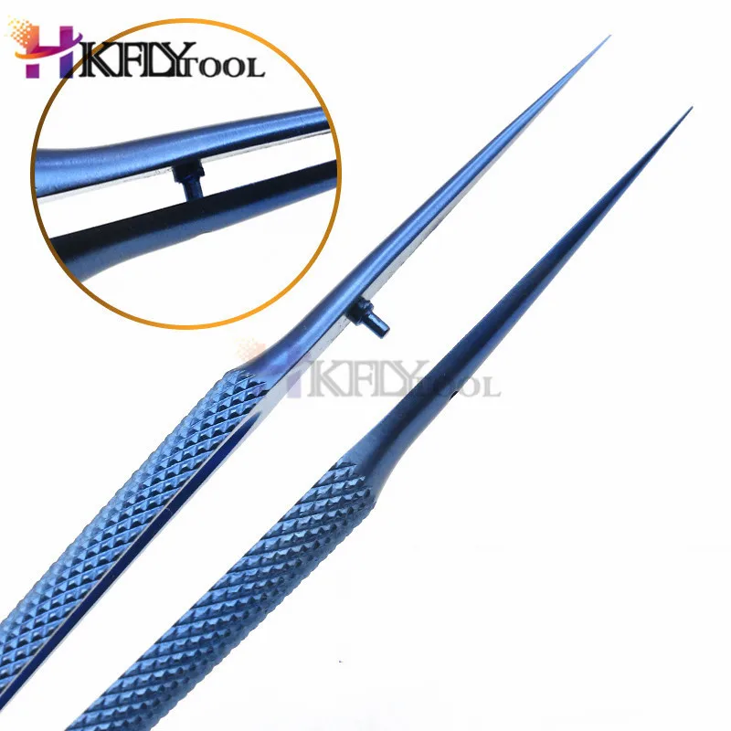 Микроскопические инструменты 11 см микроножницы из титанового сплава зубцы