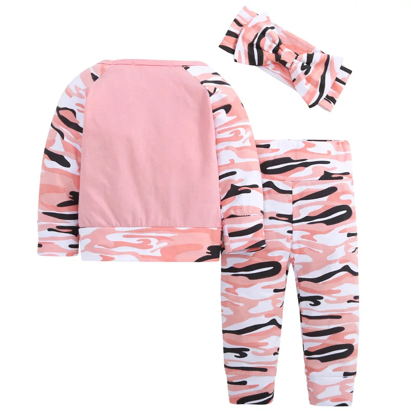 Комплект одежды для новорожденных BibiCola спортивный костюм из 3 предметов на весну