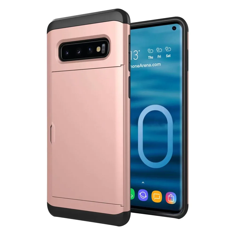 Чехол для samsung Galaxy S10 Plus, чехлы с карманом для карт, Роскошный чехол для телефона, чехол для Galaxy ys10 S10Plus S10e S 10 E 10 S, чехол для ПК, Fundas