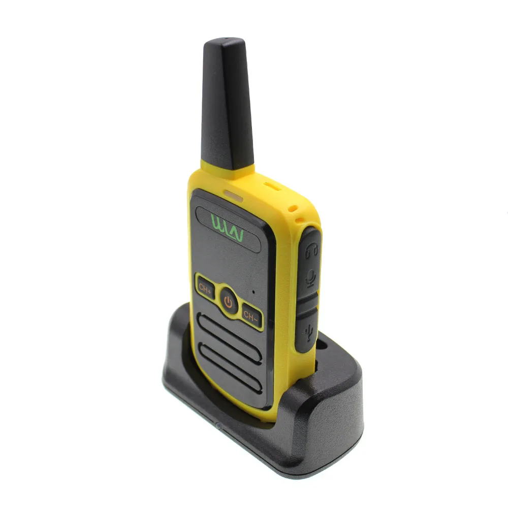 WLN KD-C51 UHF мини портативный fm трансивер KDC51 woki toki Ham коммуникатор аналогичный с KD-C52 - Цвет: KD-C51-Y-desktop