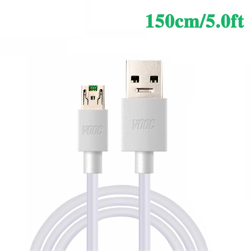 1.5m cable 3.3ft 4A зарядное устройство кабель для oppo R7S R7 R7T R7 R9 R9s плюс findе 7 N3 U3 F1 F3 плюс Neo7 F11 Pro мобильного телефона VOOC Кабель зарядного устройства - Тип штекера: 1.5m cable