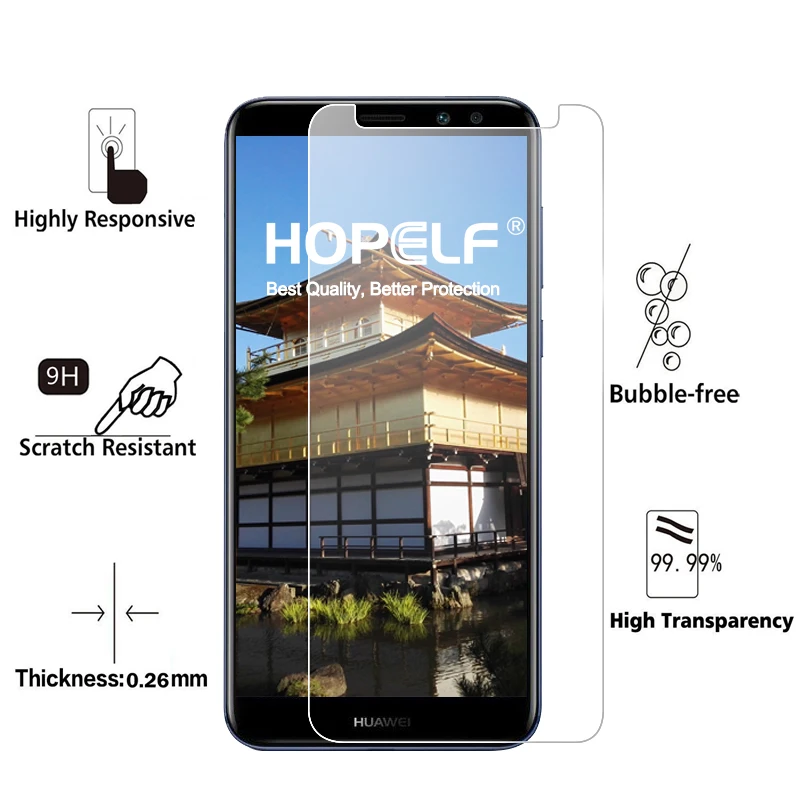 2 шт hopelf протектор экрана для Huawei Mate 10 облегченное закаленное стекло телефон пленка Закаленное стекло для Huawei Mate 10 Lite