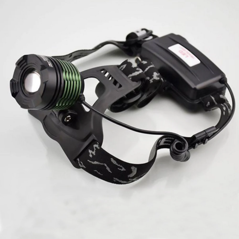Аккумуляторная cree-xml T6 2000 Lumens увеличить фара из светодиодов фары + 18650 4200 мАч фар
