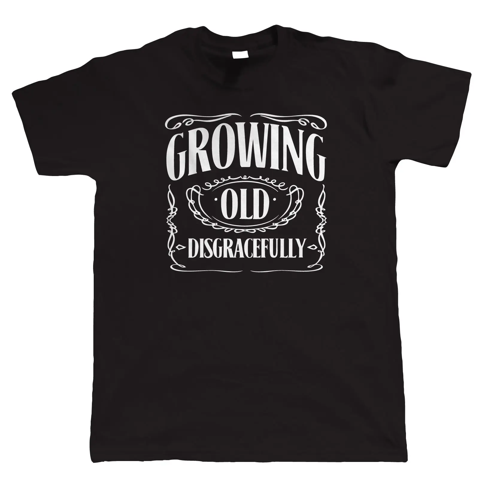 Мужская забавная футболка с надписью Grow Old Disgracefully-подарок для папы Байкерской